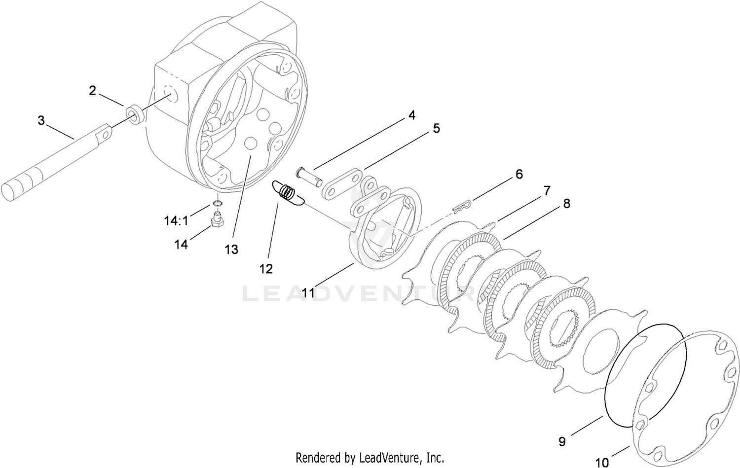 Brake Assembly No. 100-3069-03