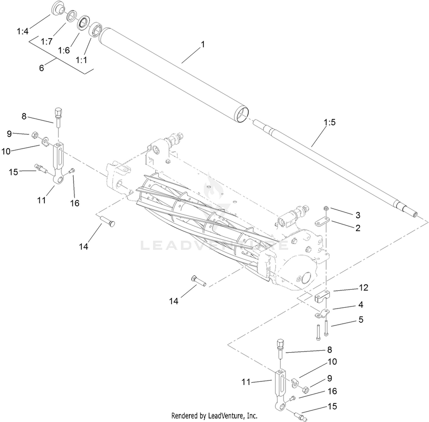 Rear Roller Assembly