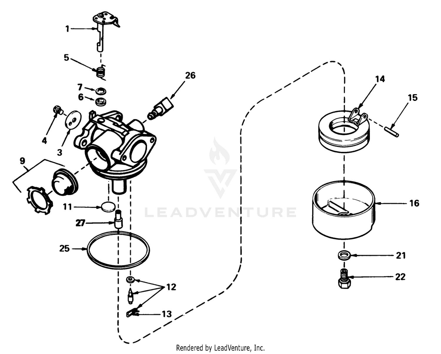 Carburetor No. 632050a