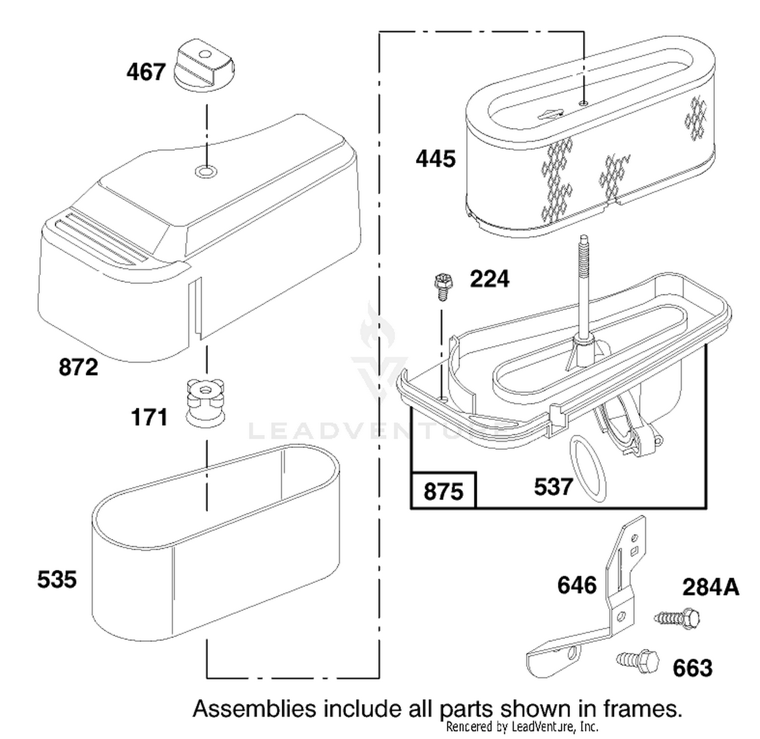 Engine Briggs  Stratton Model 28q777-0668-E1 5