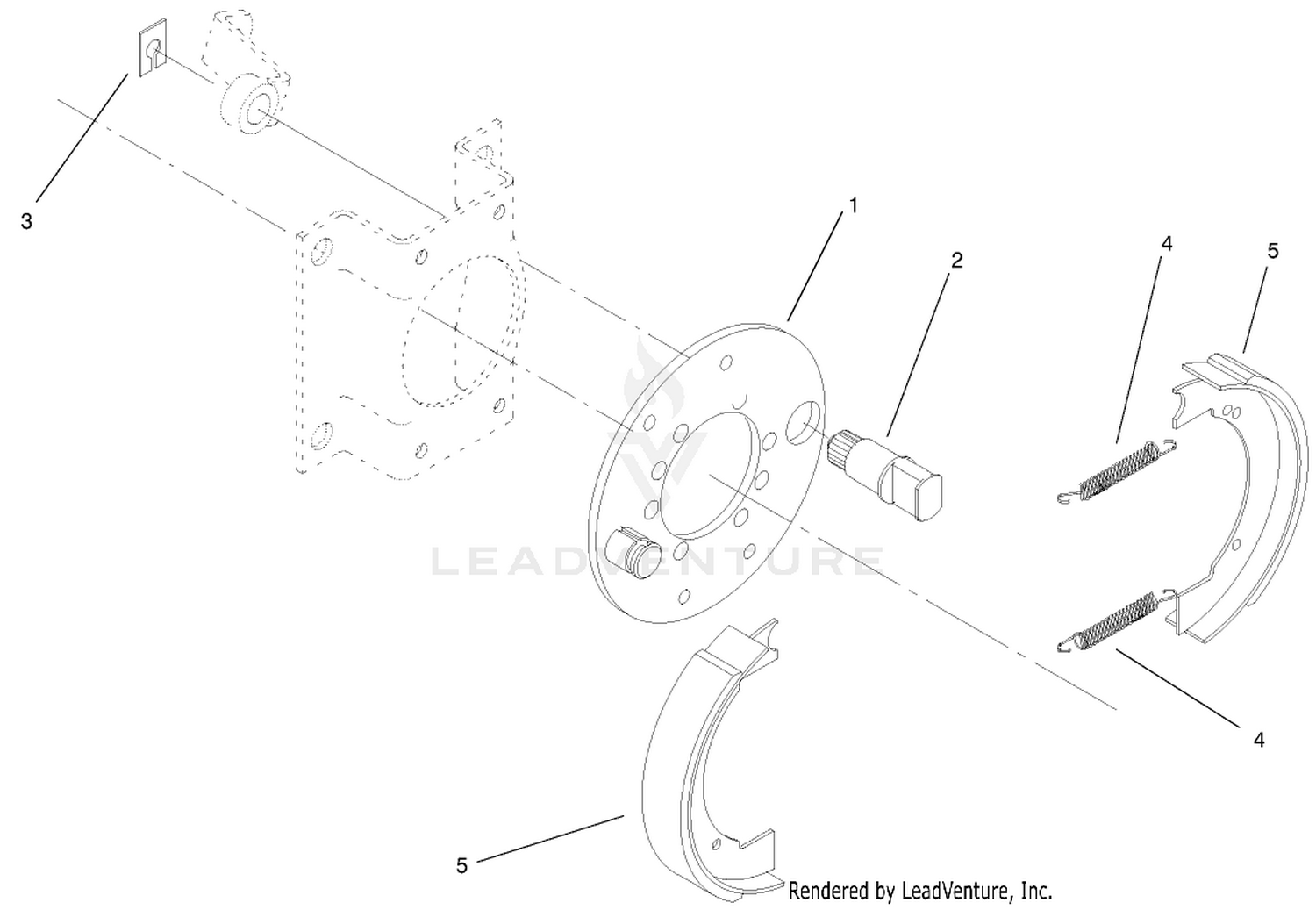 Brake Assembly No. 71-1500