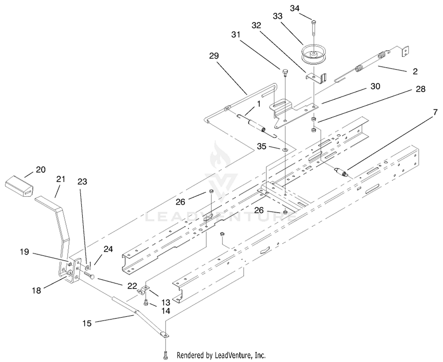 Traction  Brake Components Assembly