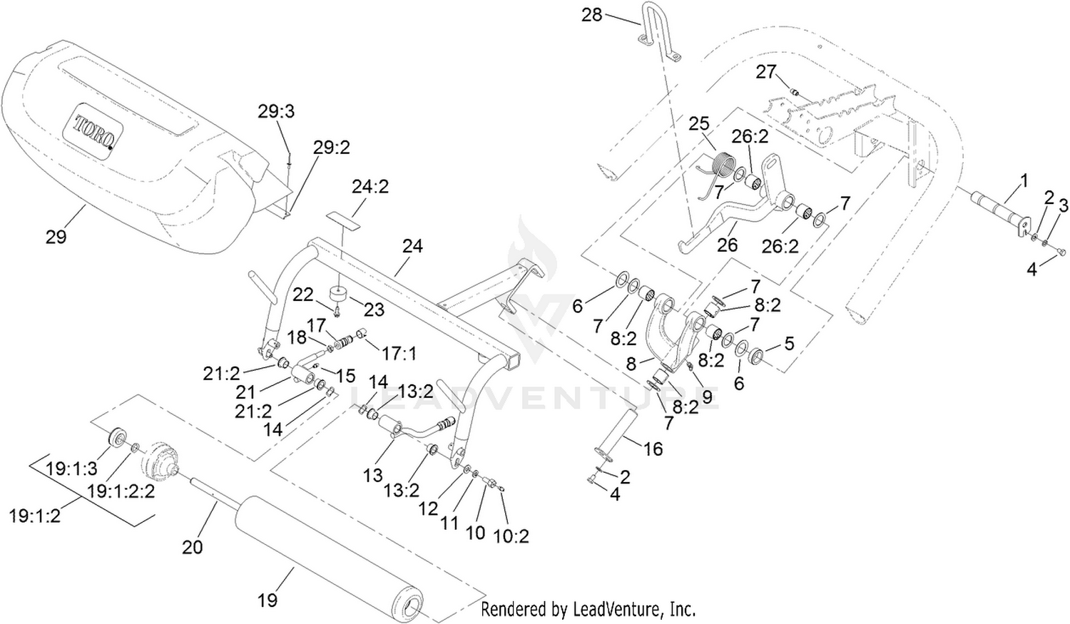 Center Pull Frame Assembly