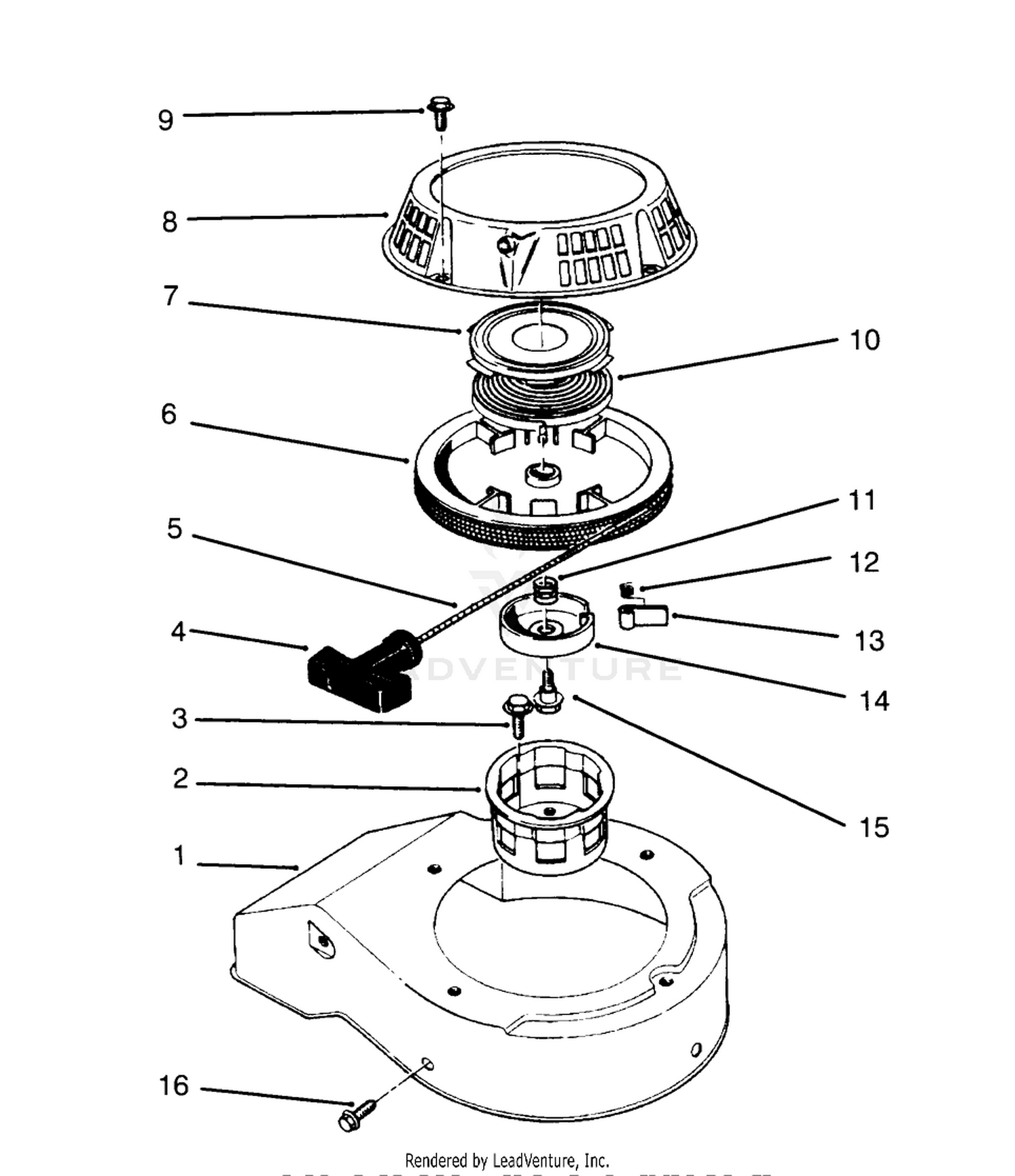 Recoil Assembly (model No. 47pr4-3)