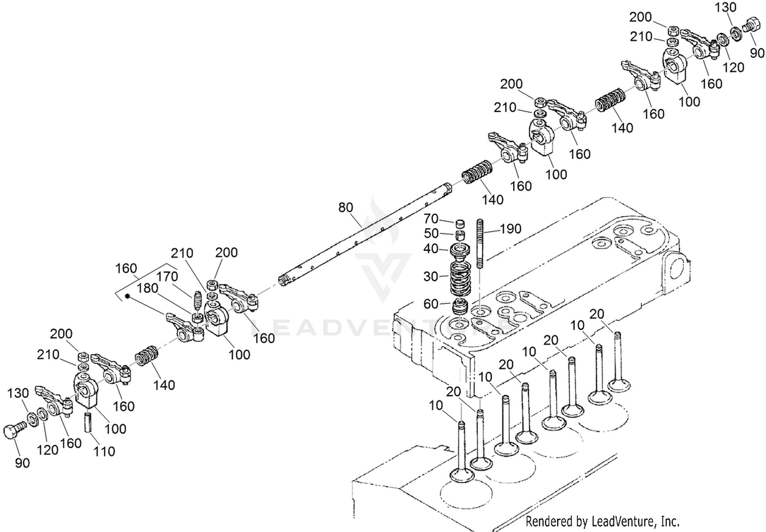 Valve and Rocker Arm Assembly