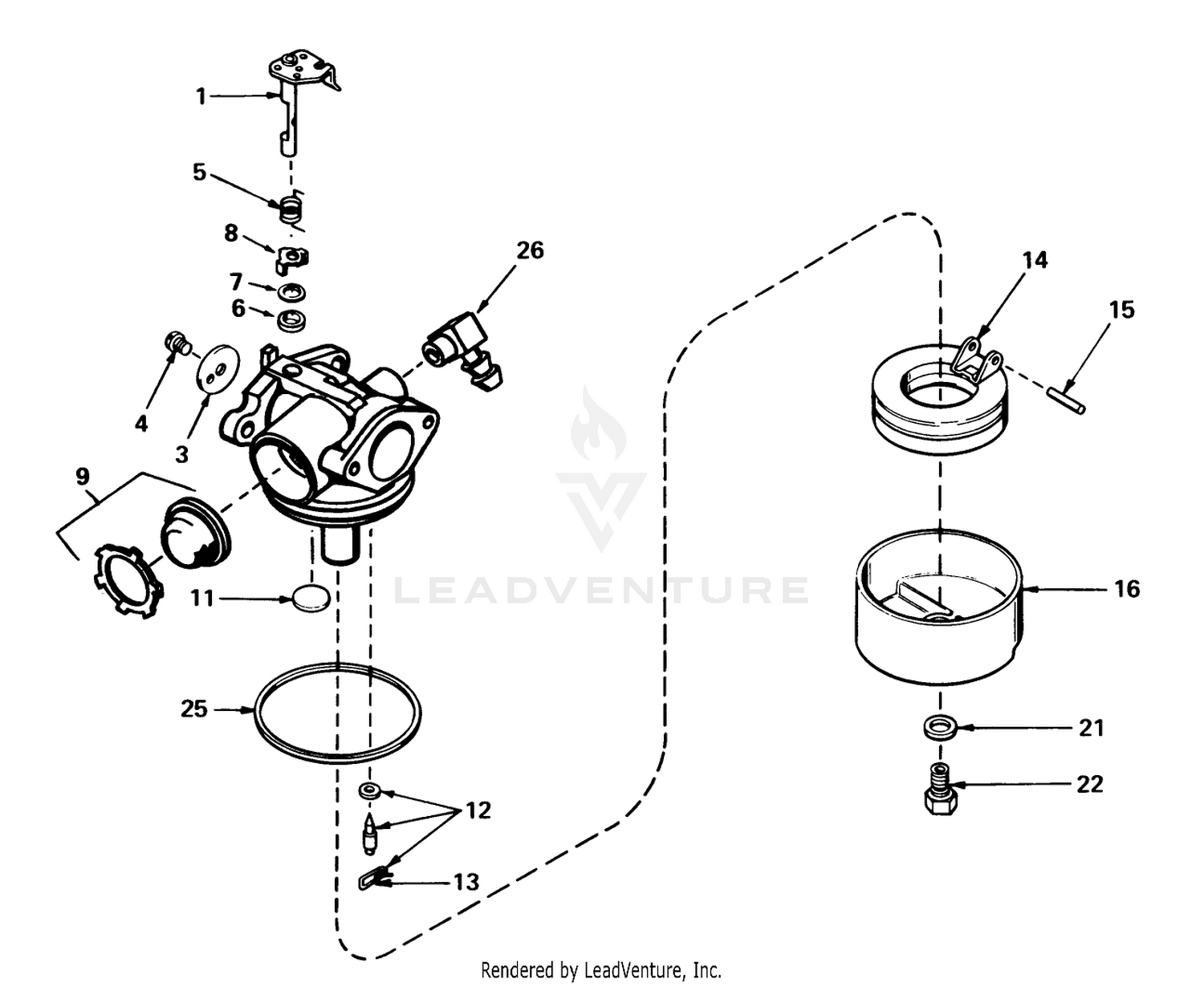 Carburetor No. 632050