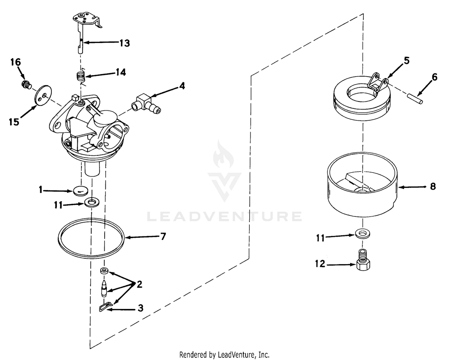 Carburetor No. 631612