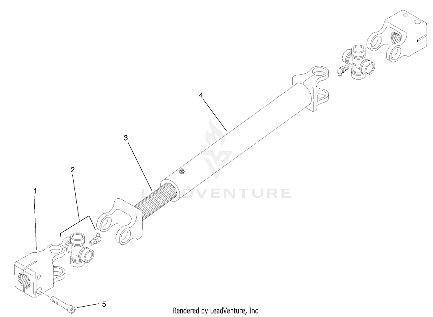 Drive Shaft Assembly No. 86-1730