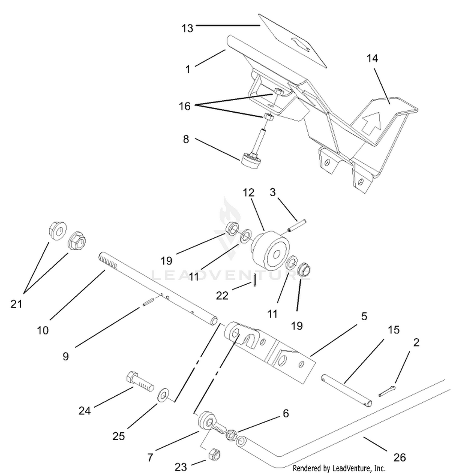 Traction Pedal Assembly