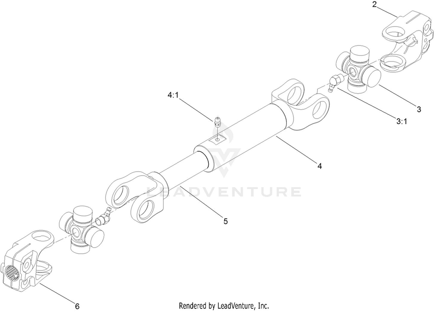 Driveshaft Assembly No. 119-6040