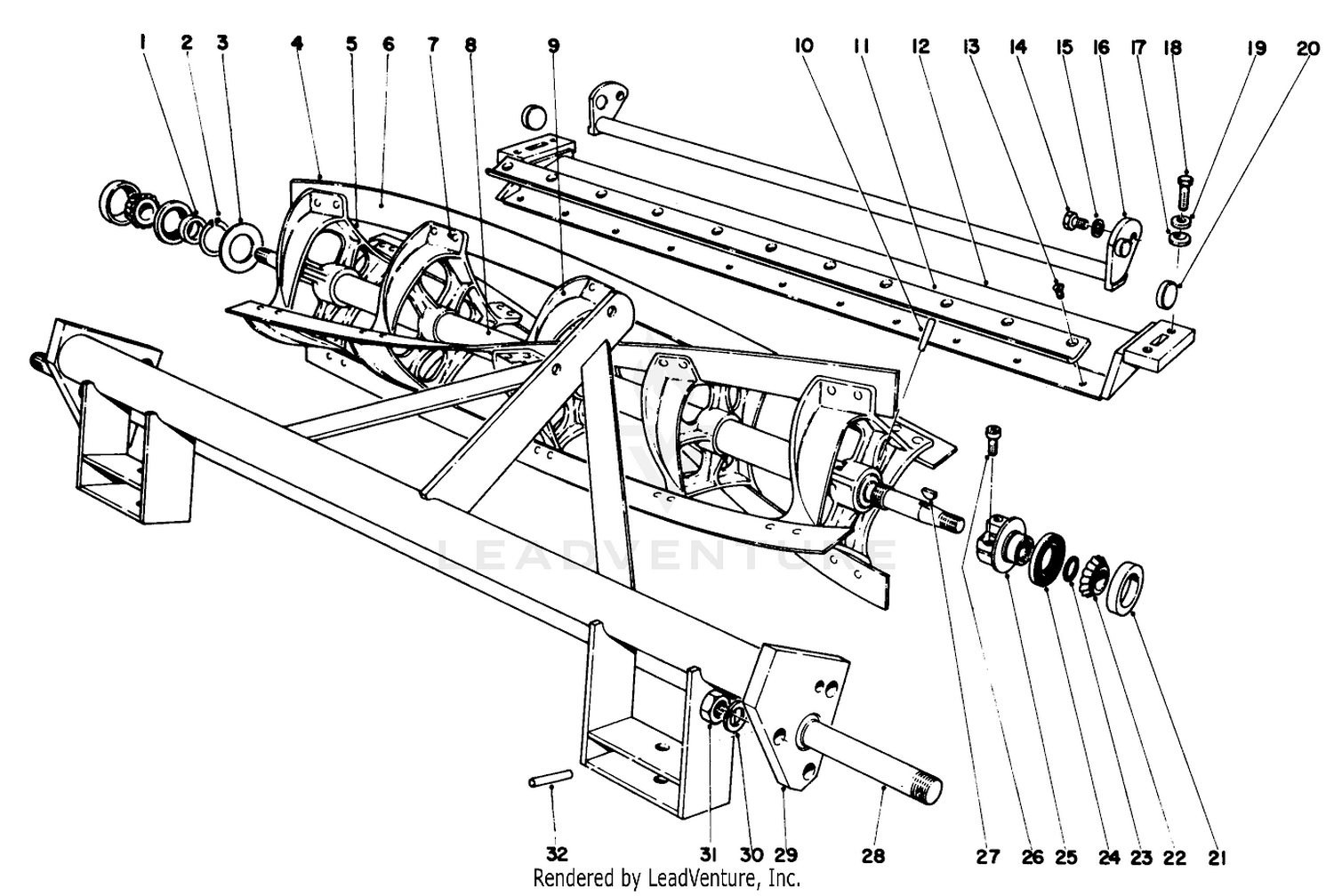 Reel And Bed Bar Assembly