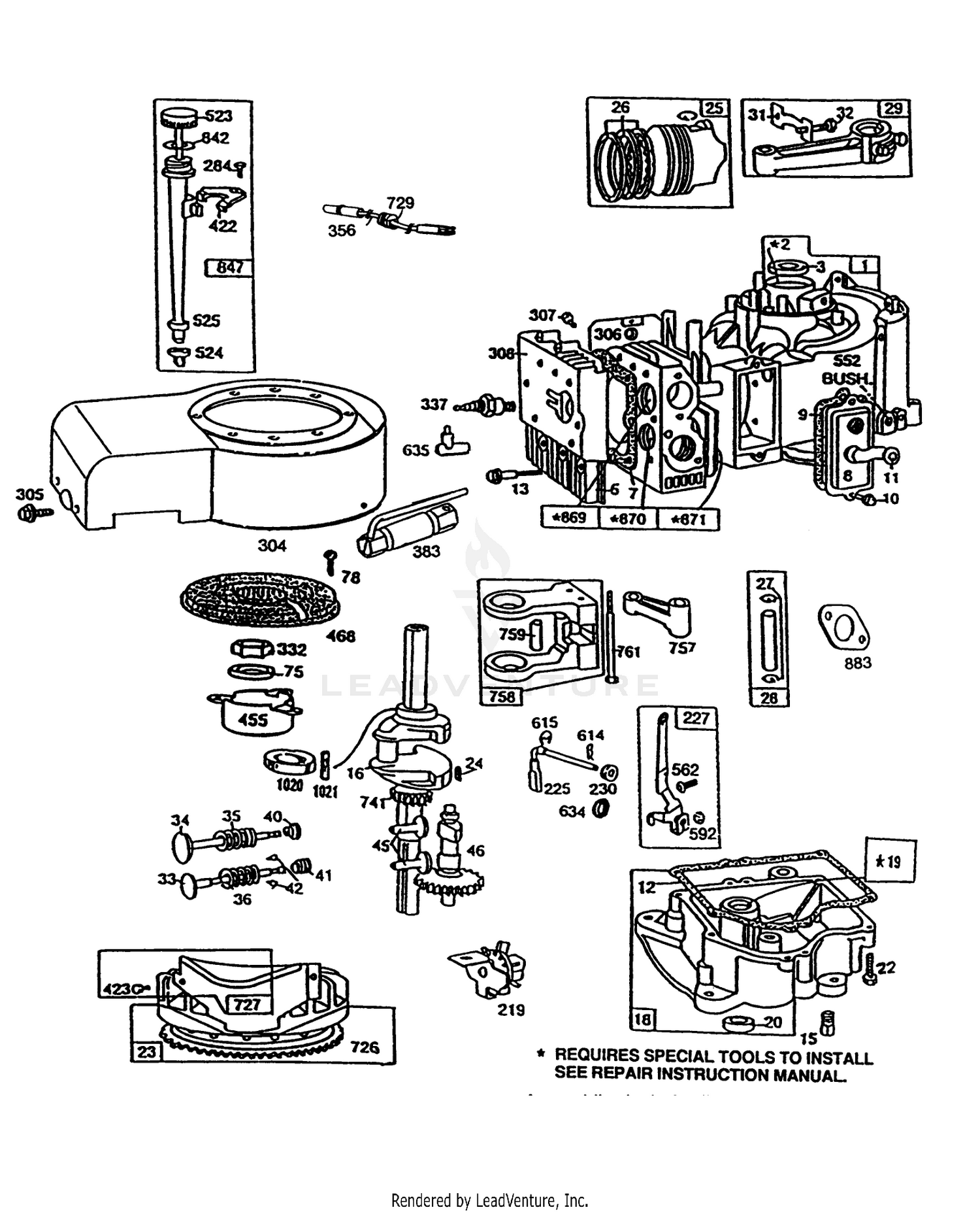 Briggs  Stratton Model No. 257707-0124-01