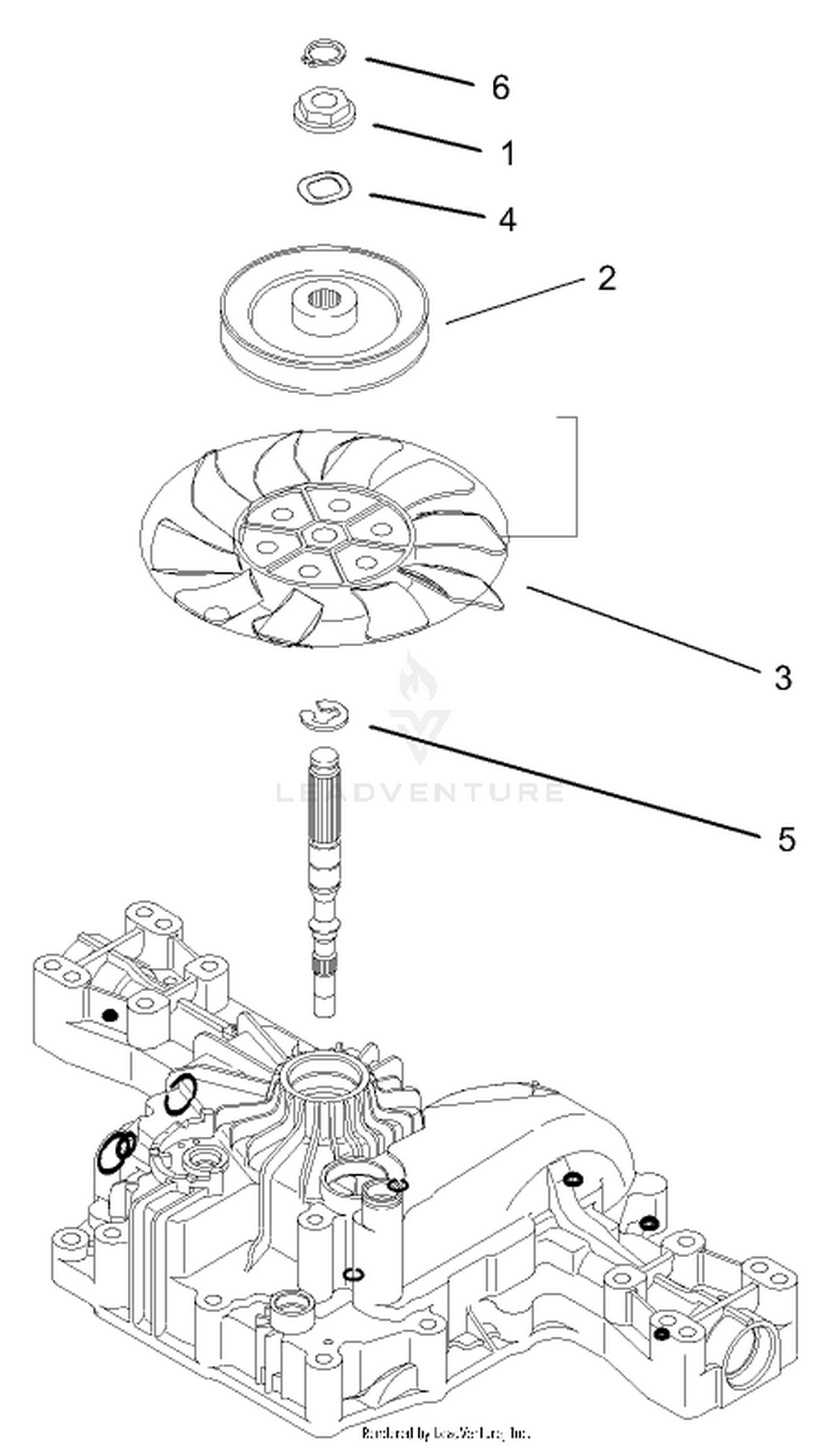 Fan Pulley Assembly