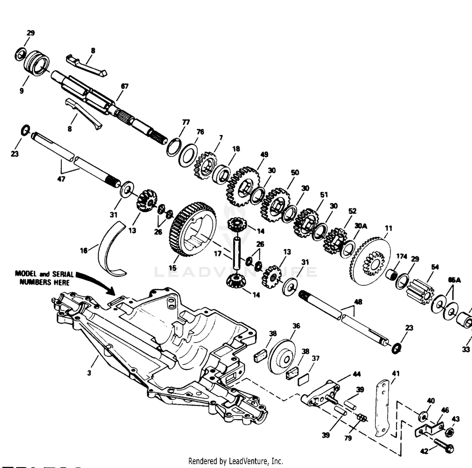Peerless Transaxle Model No. 915-020 (cont.)