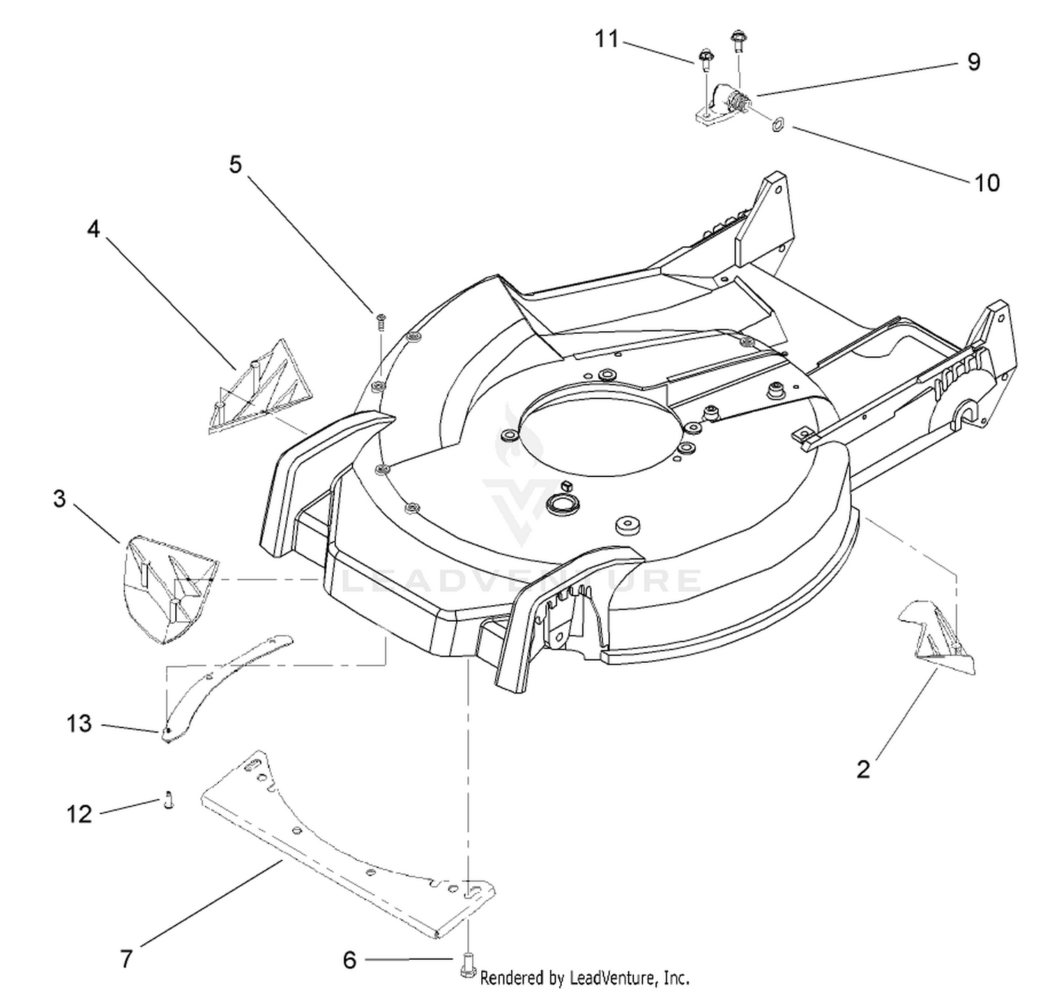 Housing, Kicker, and Washout Assembly No. 105-1309