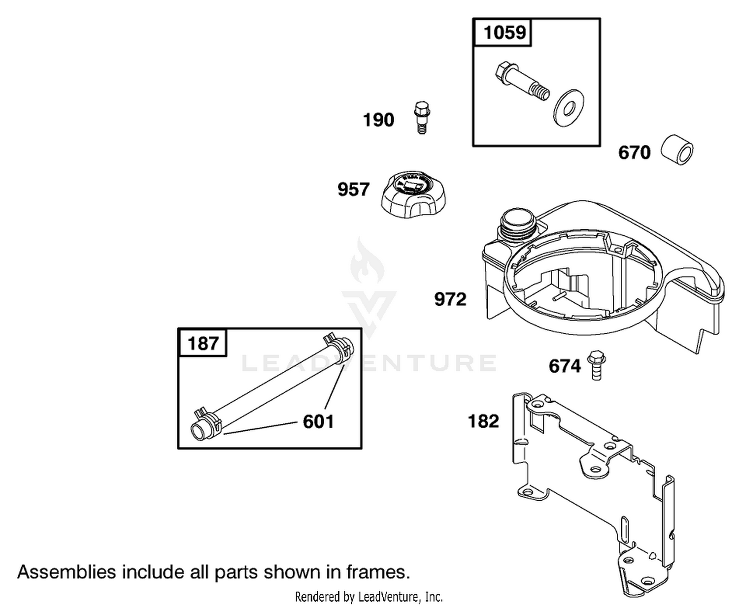 Engine Briggs  Stratton Model 122602-0150-E1 7
