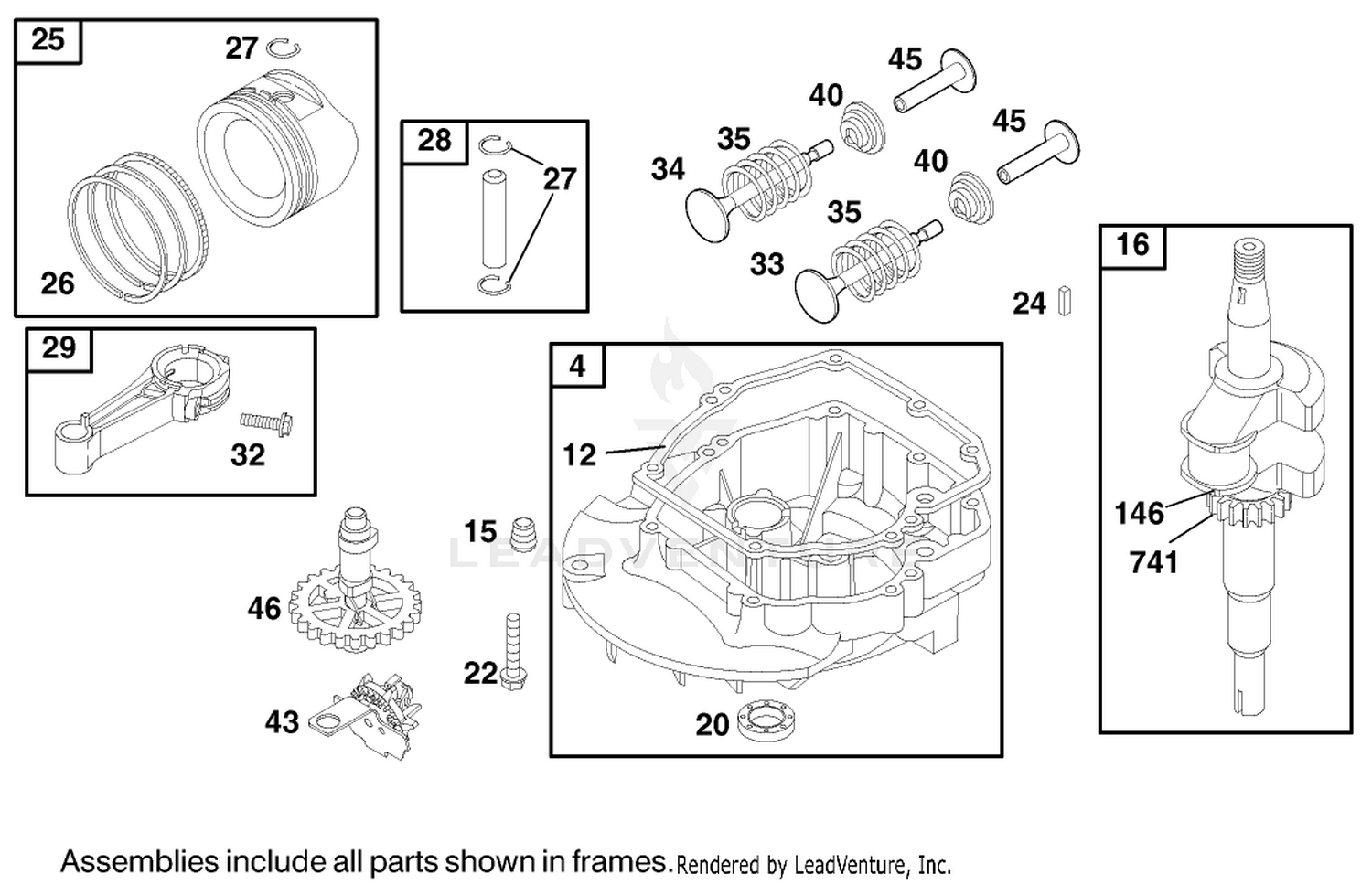 Engine Briggs  Stratton Model 12h802-1767-E1 2