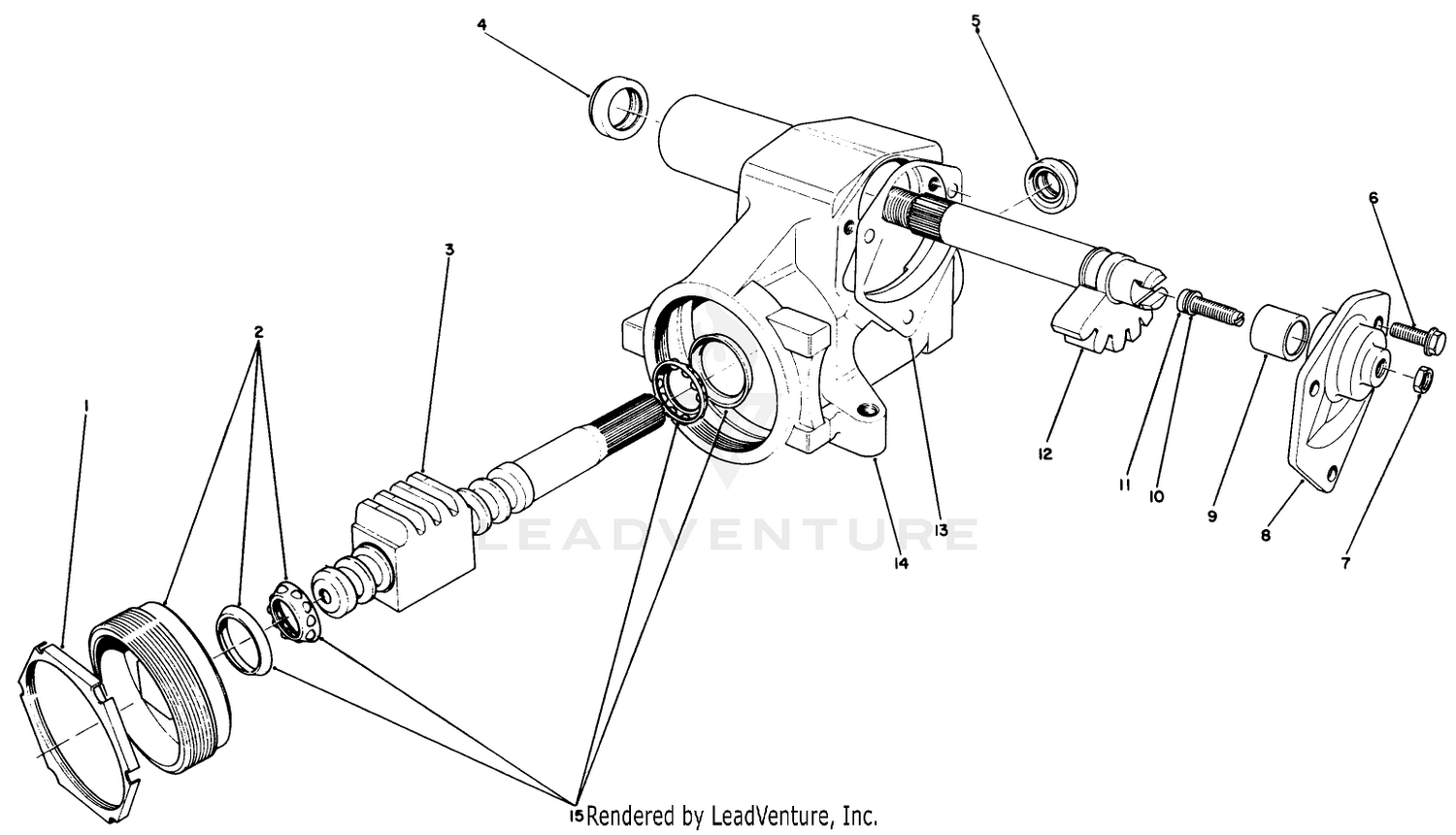 Steering Gear Assembly No. 41-8820