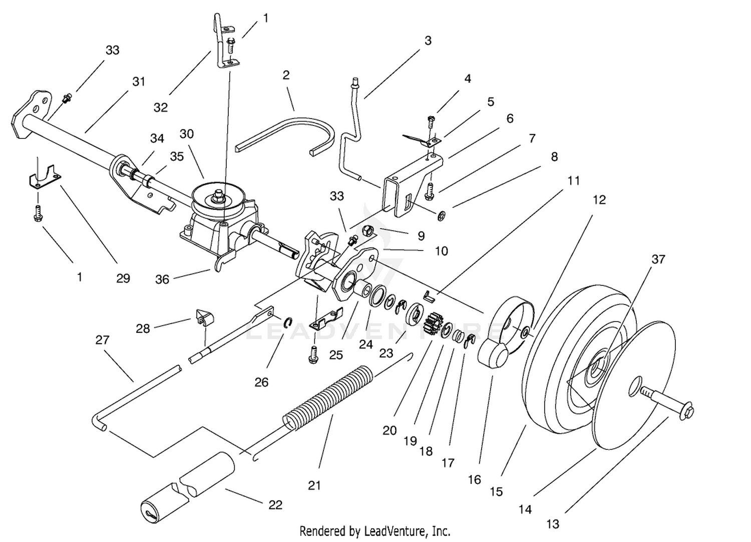 Rear Axle Assembly