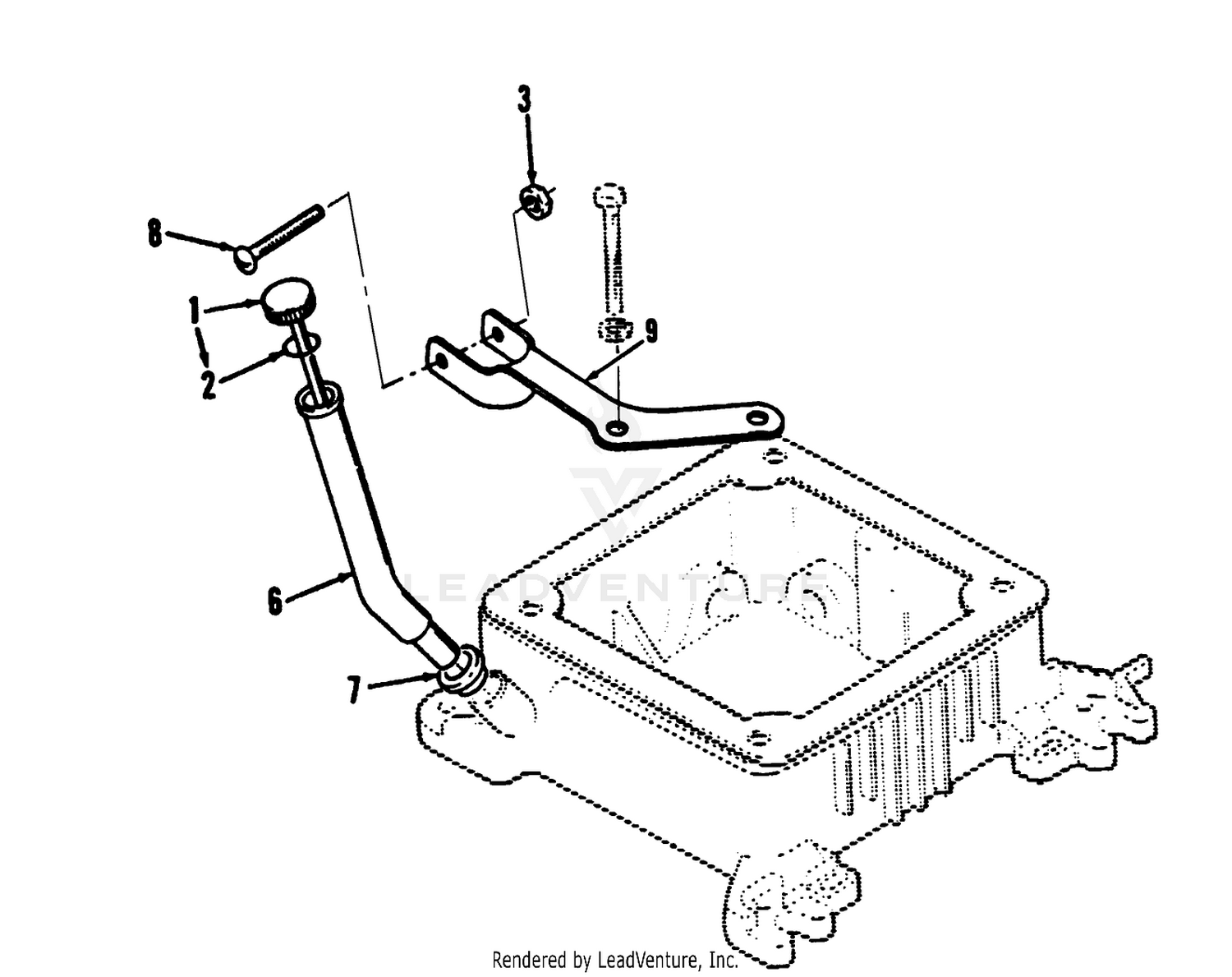 Oil Fill Tube And Bracket