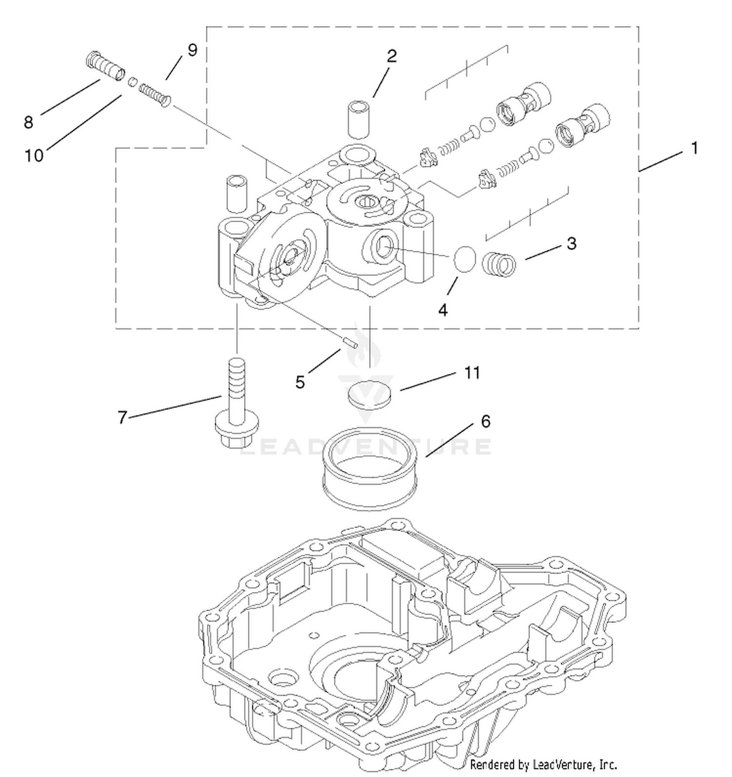 Center Case Assembly
