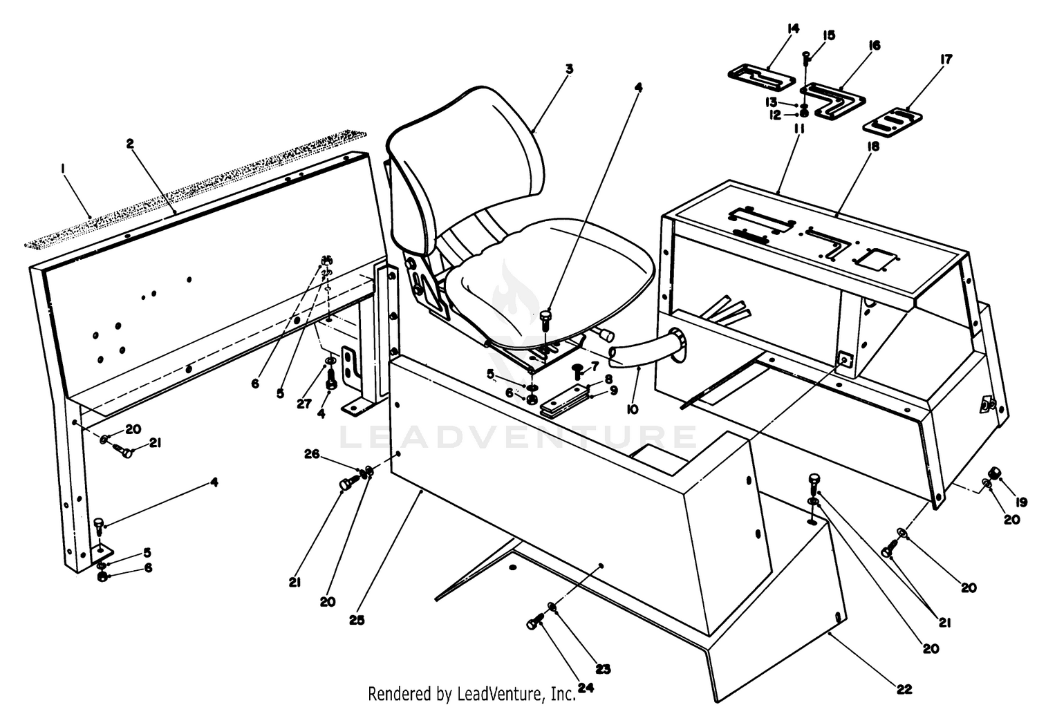 Seat And Control Console Assembly