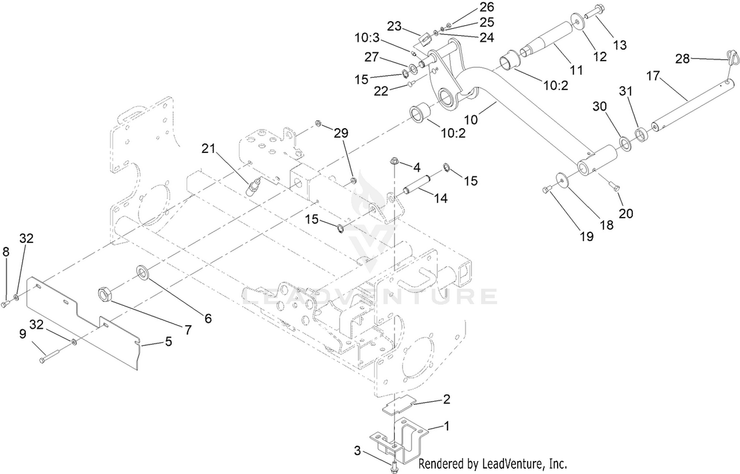 Rear Lift Arm Assembly