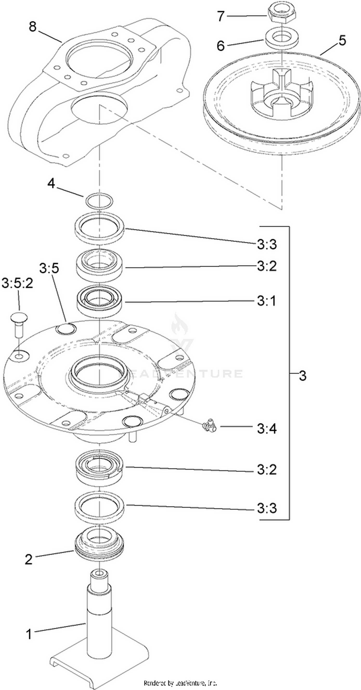 Driving Spindle Assembly No. 119-4547