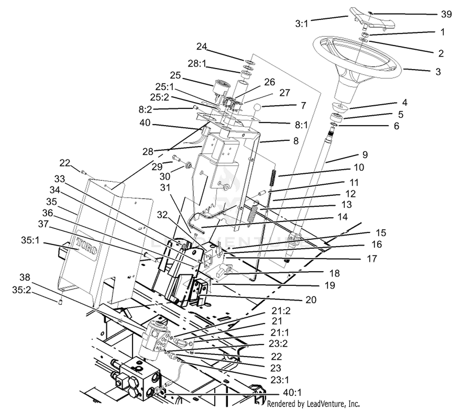 Steering Tower Assembly