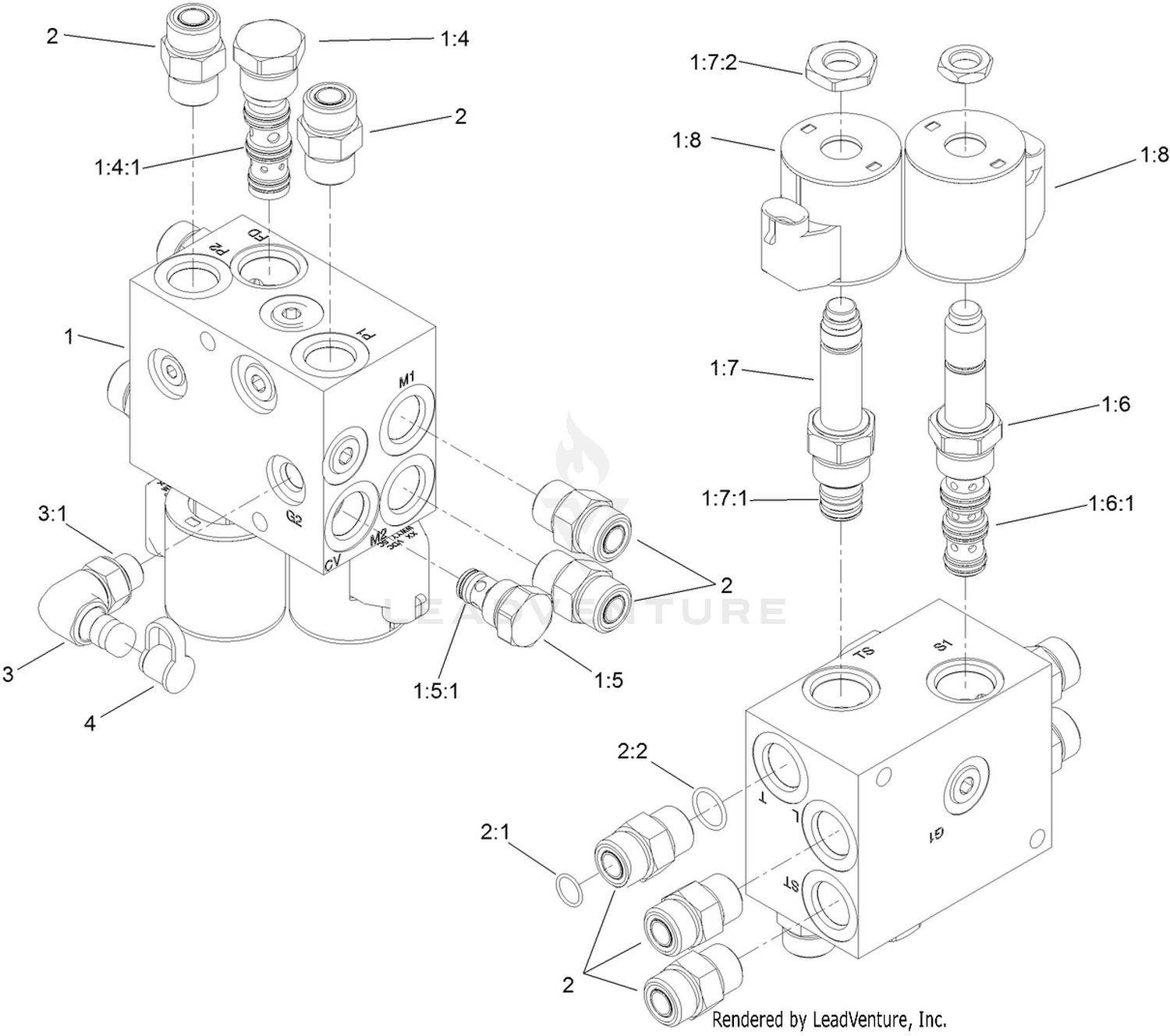 Fan Drive Manifold Assembly No. 119-3943