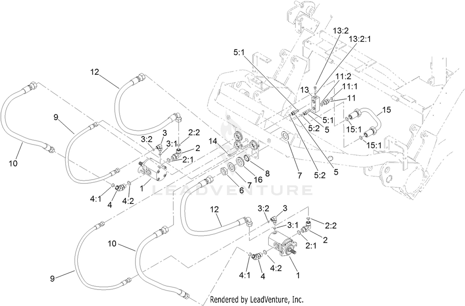 Front Reel Motors Assembly