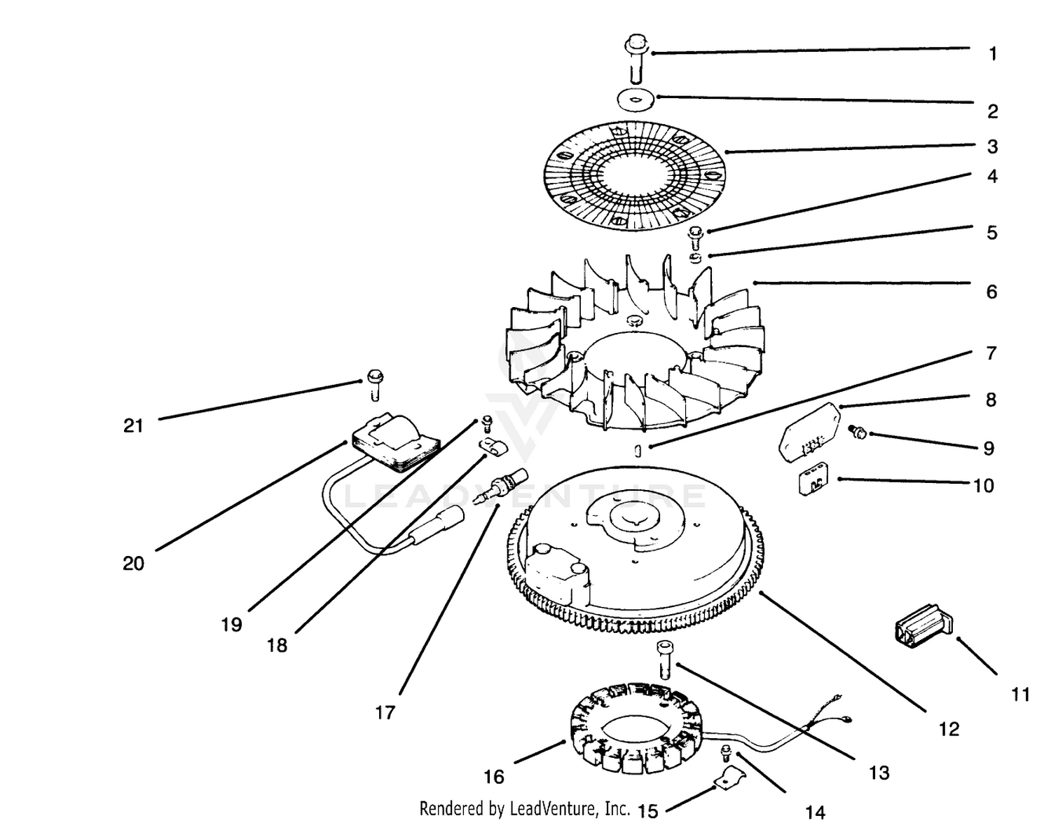 Ignition/electrical-Engine Kohler Model No. Cv14 S-1429 (continued)