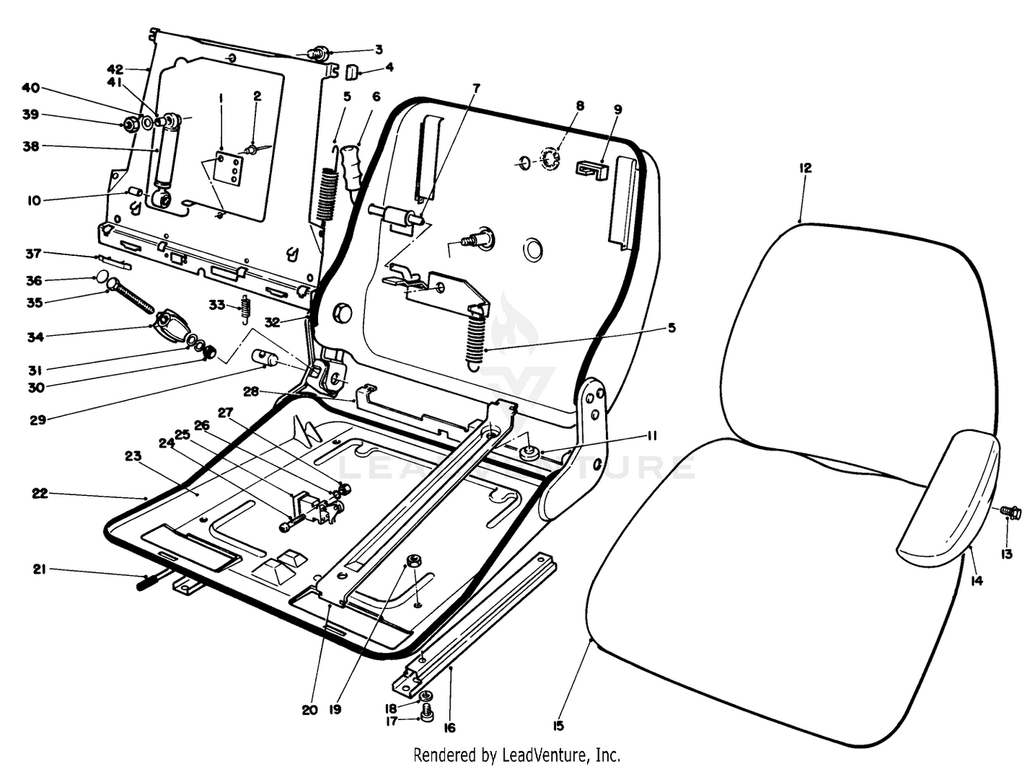 Suspension Seat Assembly