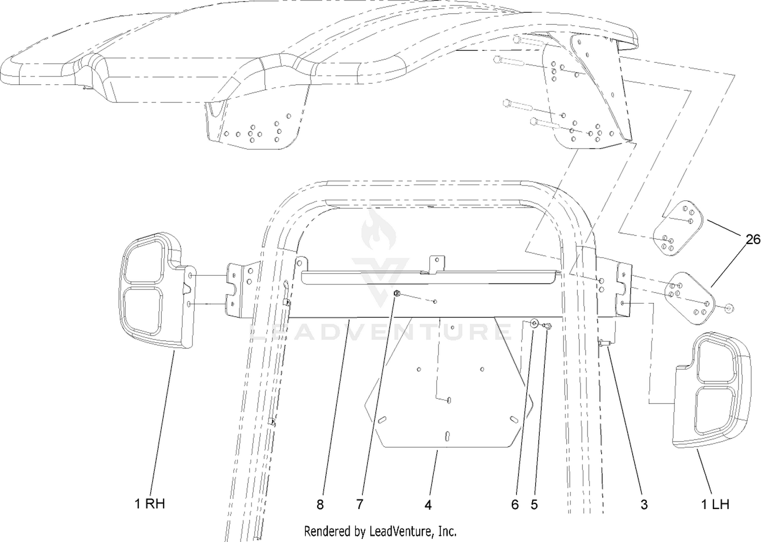 Road Light and Canopy Assembly