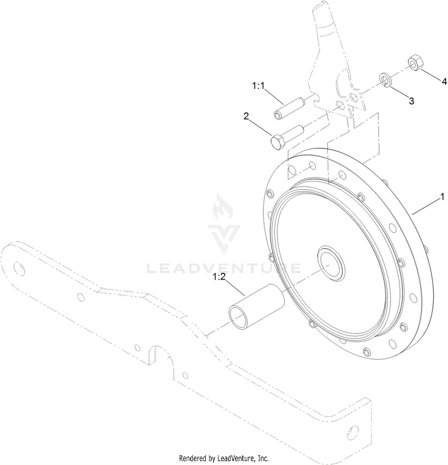 Aerator Wheel Assembly