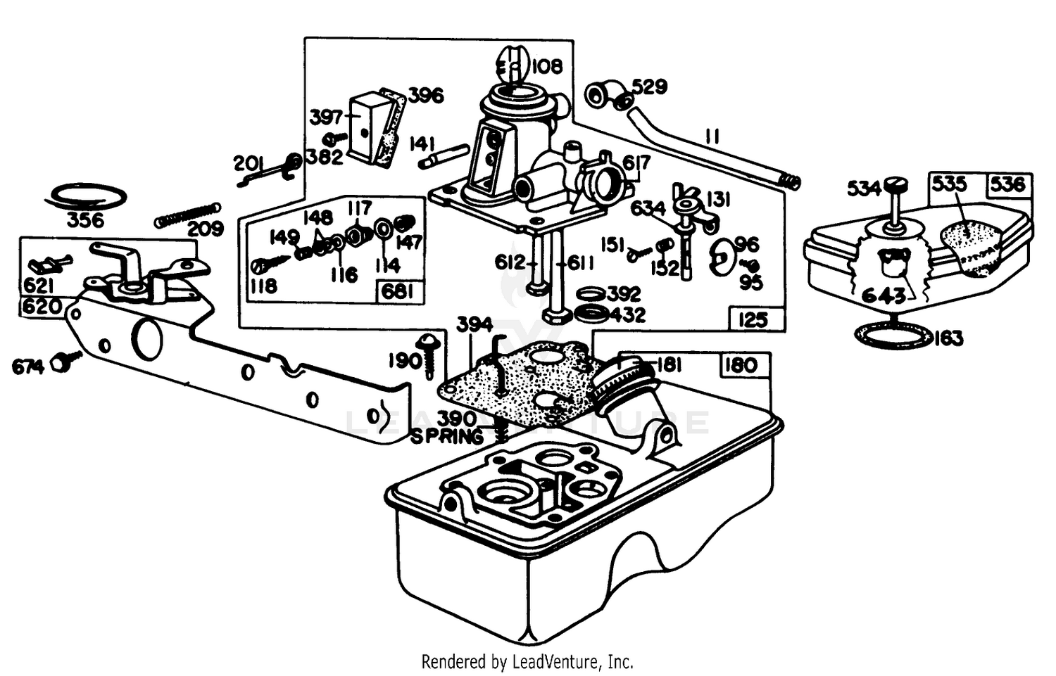 Carburetor Assembly Model 92908-1956-02