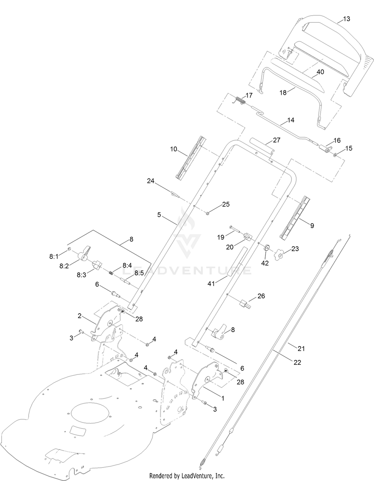 Handle and Control Assembly