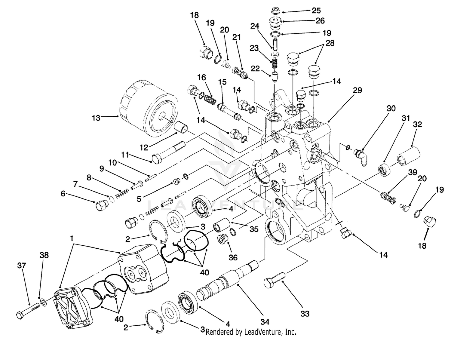 Front Axle Center Section Assembly