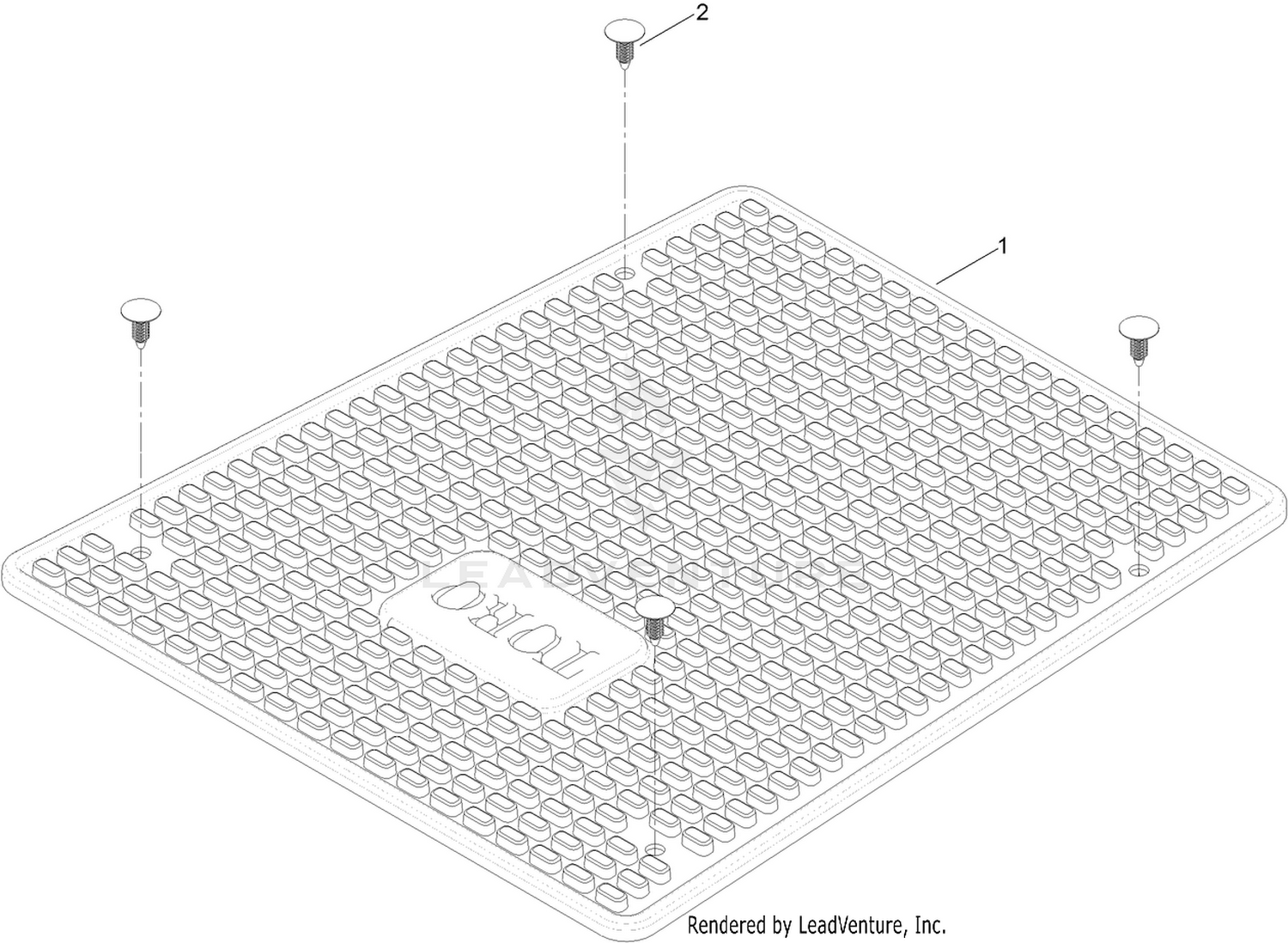 Floor Mat Assembly No. 132-6921