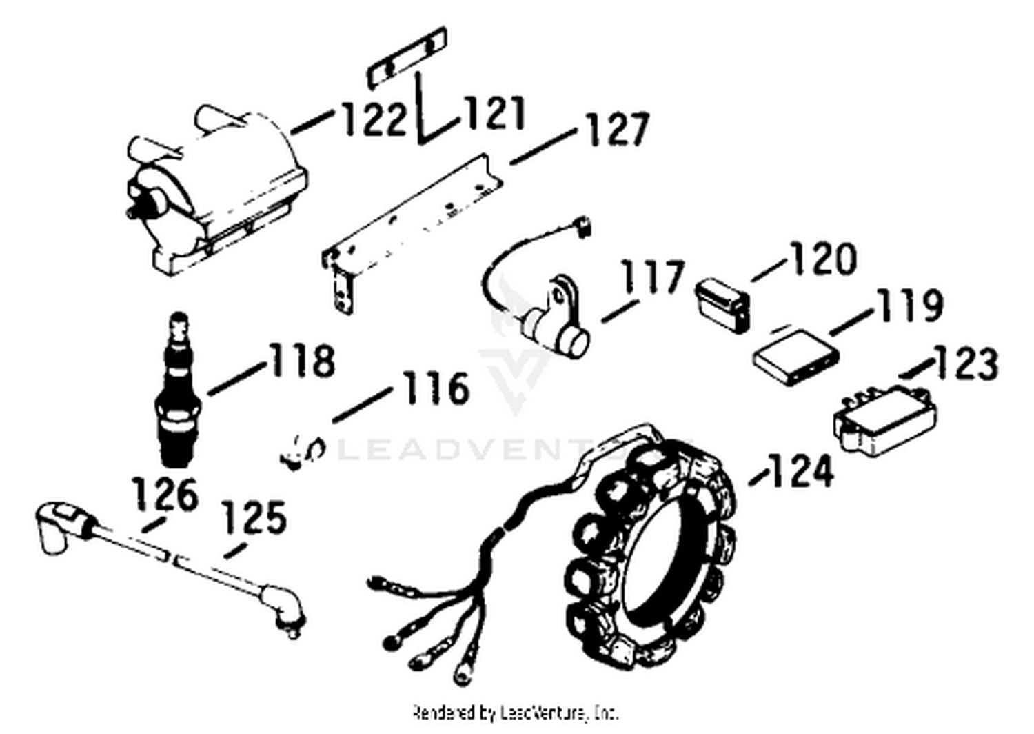 Ignition-Engine Model No. K582qs Type No. Ps-36315