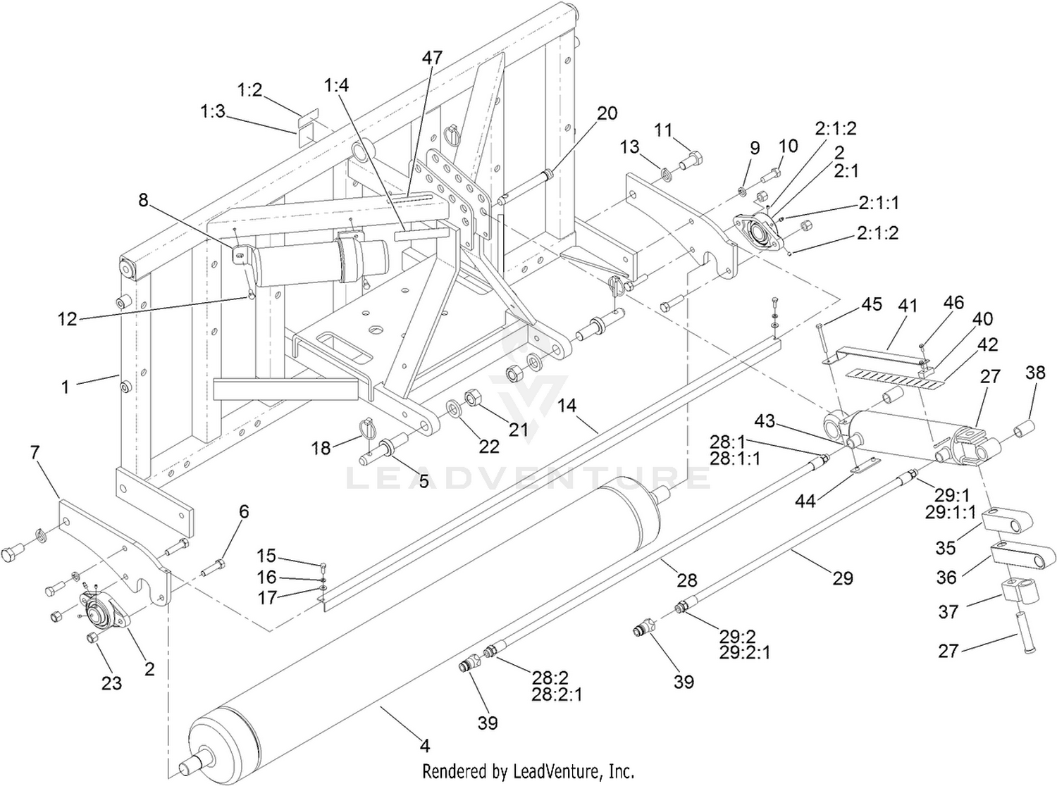 Frame and Roller Assembly