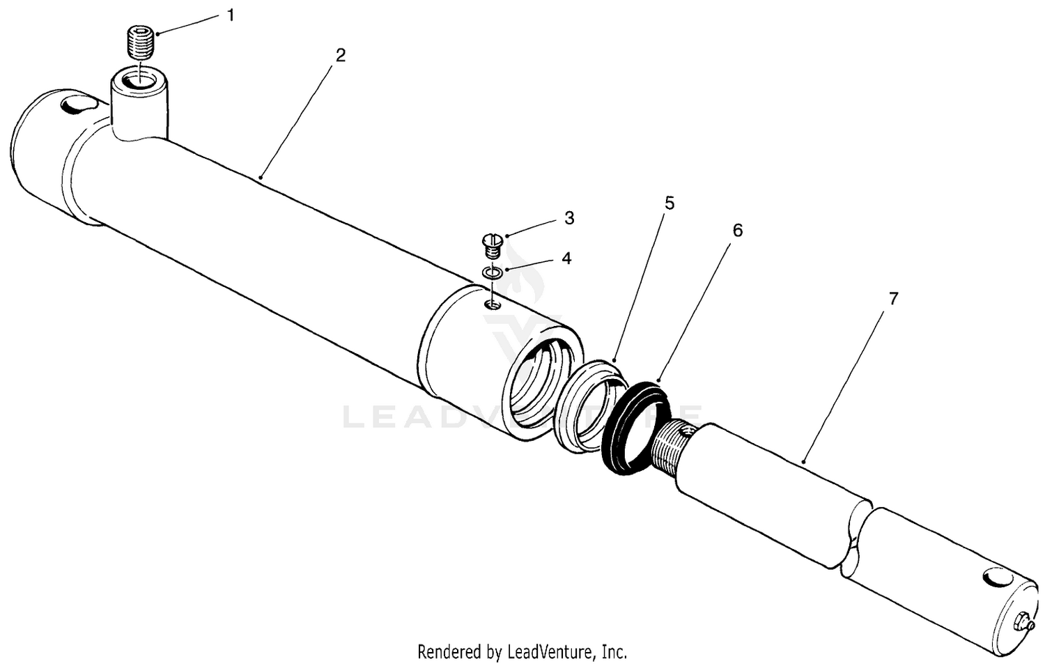 Hydraulic Cylinder No. 74-3460