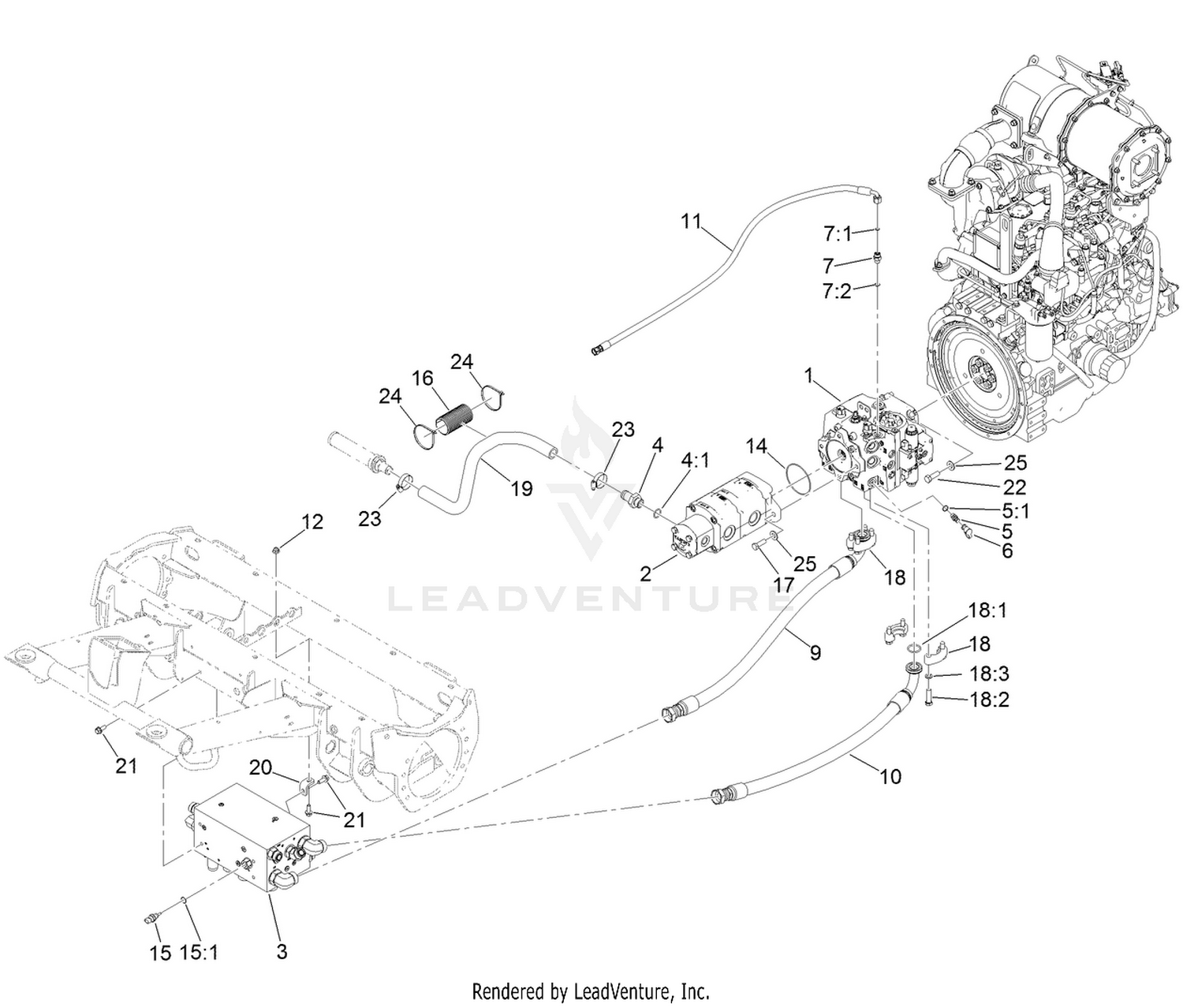 Traction Hydraulic Assembly