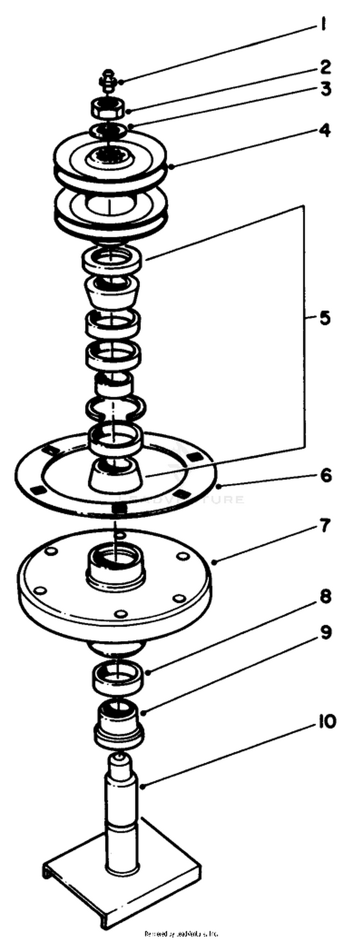 Drive Spindle No. 54-7780 (cutting Units Model No. 30136  30152)