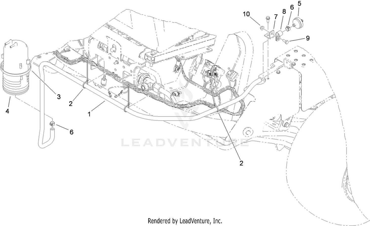 Filter Relocation Assembly No. 120-3171