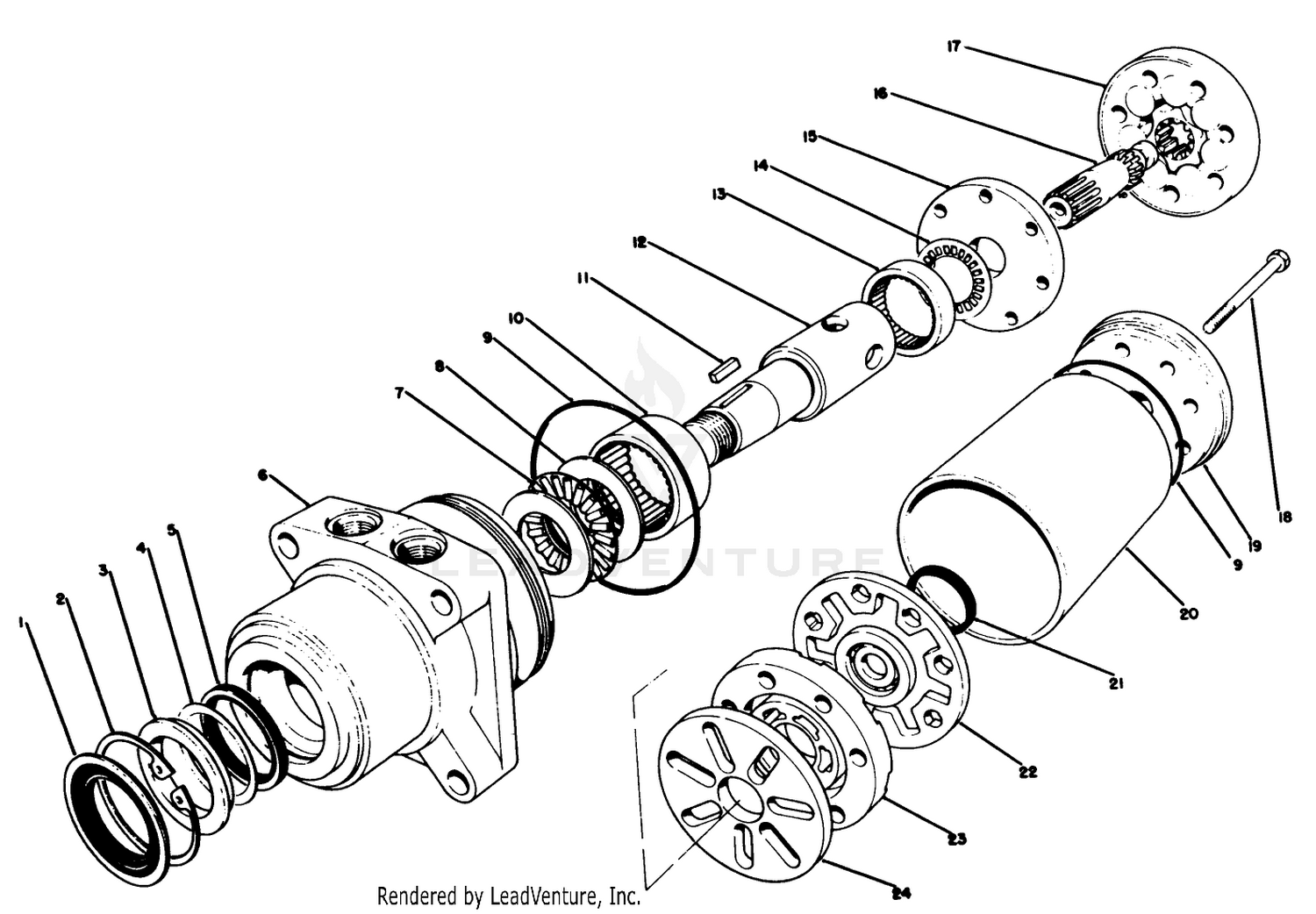 No. 10-8010 Hydraulic Drive Motor