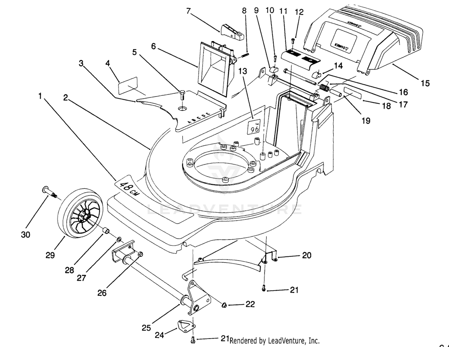 Housing Assembly (model No. 20911b)