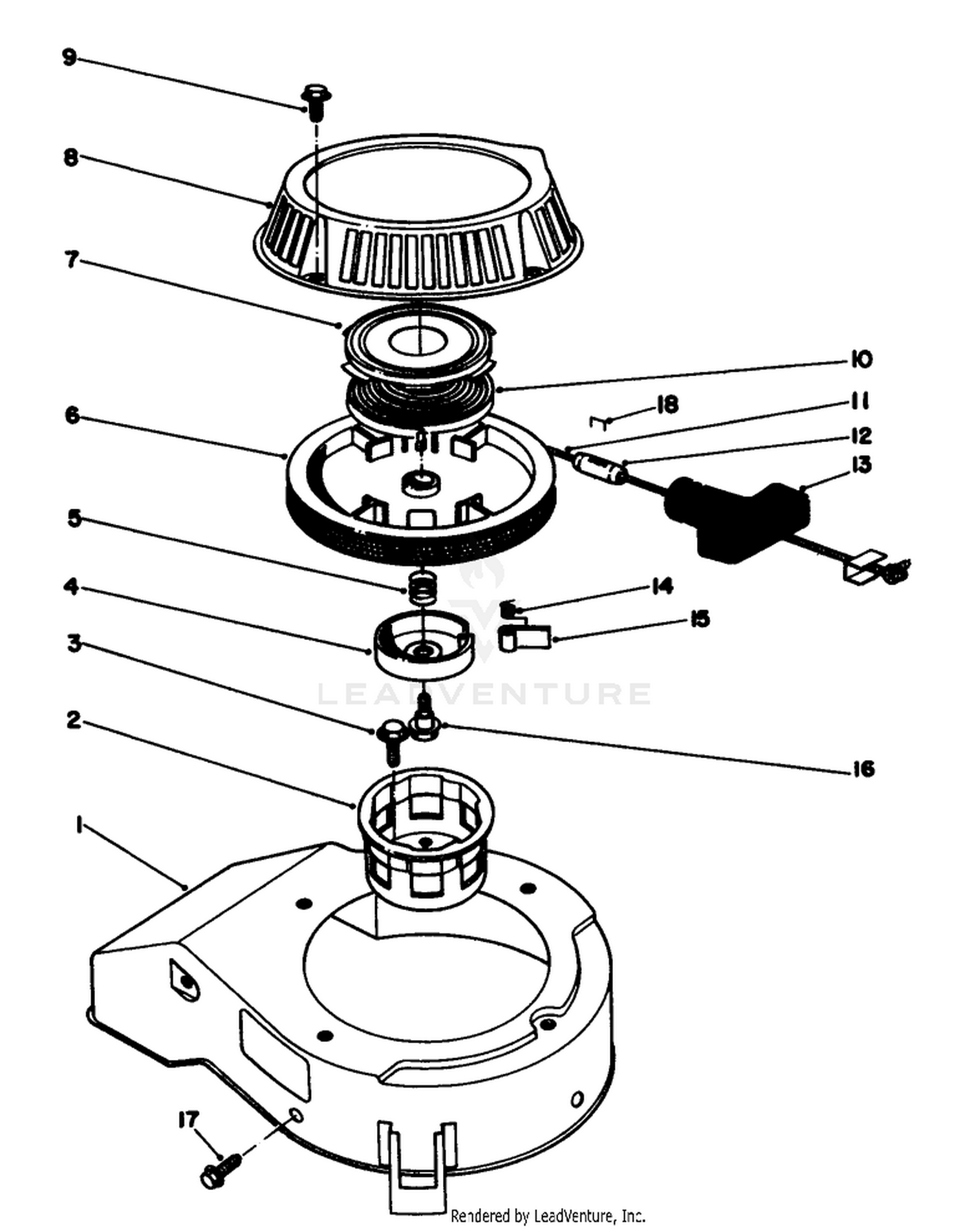 Recoil Assembly (model No. 47pl0-1)