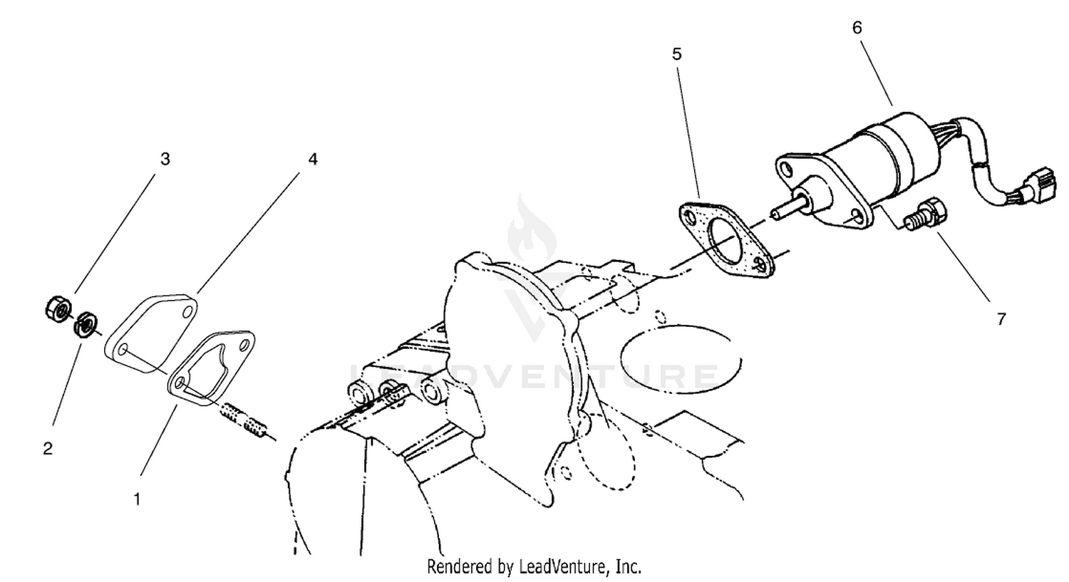 Stop Solenoid and Fuel Pump Assembly