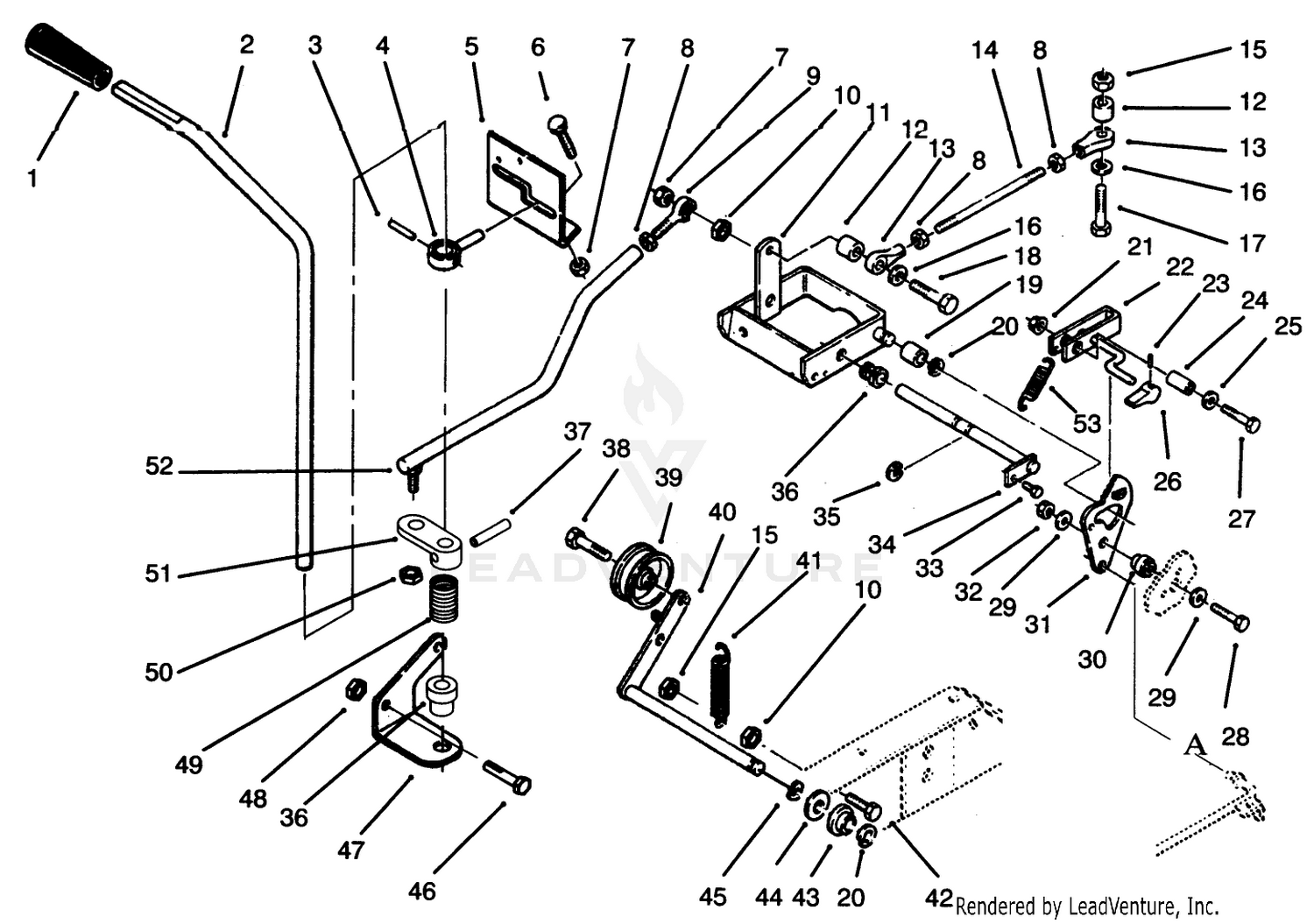 Clutch, Brake And Motion Control Linkage